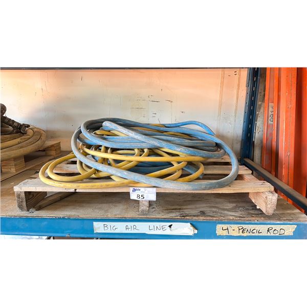 PALLET OF ASSORTED HEAVY DUTY INDUSTRIAL AIR HOSE