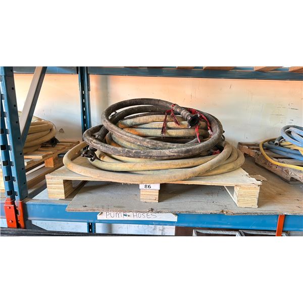 PALLET OF ASSORTED HEAVY DUTY INDUSTRIAL AIR HOSE