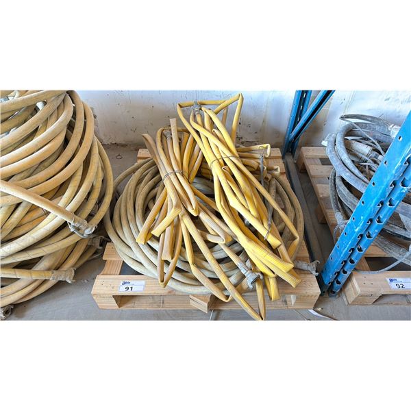 PALLET OF ASSORTED HEAVY DUTY INDUSTRIAL AIR HOSE