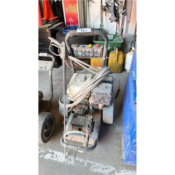 B.E POWER EQUIPMENT HEAVY DUTY GAS POWERED PRESSURE WASHER WITH WAND & HOSE