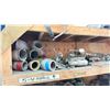 Image 3 : SHELF OF LARGE INDUSTRIAL HOSE LOCKING C-CLAMPS & HEAVY DUTY PIPING PARTS