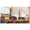 Image 2 : 2- 4 TIER HEAVY DUTY WOODEN SHELVING UNITS WITH ASSORTED CONTENTS
