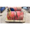 Image 1 : RED 450 INDUSTRIAL TIDY TANK WITH HOSE REEL, FILL RIGHT PUMP & NOZZLE