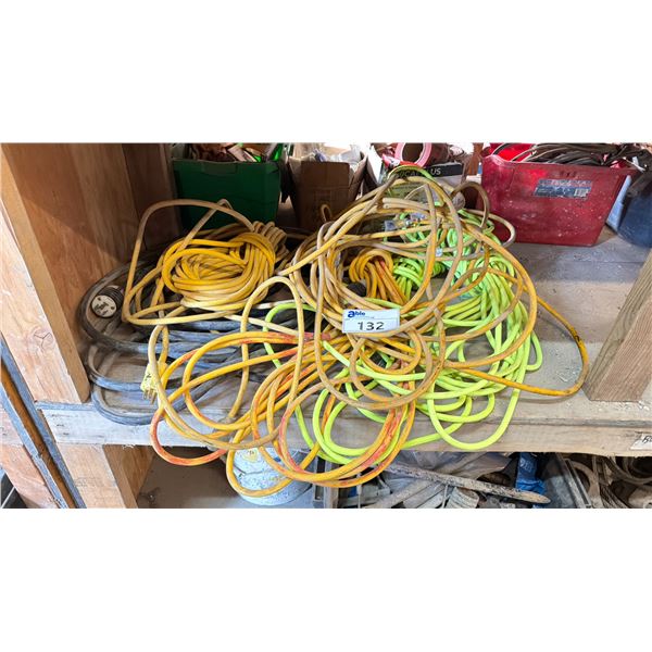 GROUP OF ASSORTED EXTENSION CORDS