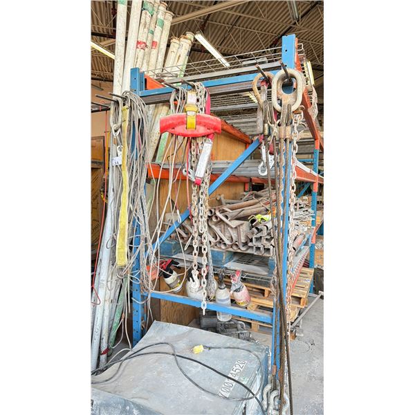 BRAIDED CABLE SLINGS, BREAKAWAY SAFETY RIGGING, LIFTING CHAINS & DAMAGED RESTORATION FAN