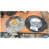 Image 1 : STACK OF METAL CUTTING SAW BLADES & CEMENT CUTTING SAW BLADES