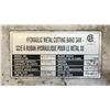 Image 3 : MAGNUM MAG-UE-916A 9" X 16" HORIZONTAL HYDRAULIC METAL CUTTING BAND SAW
