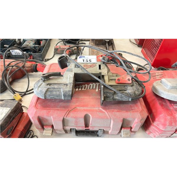 MILWAUKEE PORTABLE ELECTRIC BAND SAW IN HARD TRANSPORT CASE