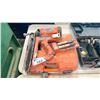 Image 1 : RAMSET TRAKFAST CORDLESS NAIL GUN WITH BATTERIES & CHARGER IN HARD TRANSPORT CASE