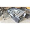 Image 1 : DEWALT MOBILE BLACK PLASTIC TOOLBOX WITH ASSORTED CONTENTS