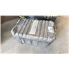 Image 1 : TACTIX PLASTIC PORTABLE JOBSITE TOOLBOX WITH ASSORTED CONTENTS