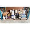 Image 1 : LARGE GROUP OF ASSORTED LUBRICANTS/COMPOUNDS/PAINTS/SOLVENTS/CONCRETE AND MORE