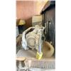 Image 2 : PALLET OF MISCELLANEOUS - 2 RUBBER TOTES OF ASSORTED HARDWARE/PARTS/VIBRATOR MOTOR