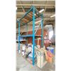 Image 2 : 3 BAYS OF BLUE INDUSTRIAL PALLET RACKING - 4 UPRIGHTS/16 SIDE RAILS