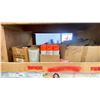 Image 2 : WOODEN STORAGE SHELF WITH CONTENTS - PAINTS/ASSORTED HARDWARE AND MISCELLANEOUS SHOP ITEMS