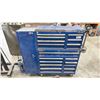 Image 1 : EVERCRAFT 16 DRAWER W/SIDE CABINET MOBILE TOOL BOX AND CONTENTS