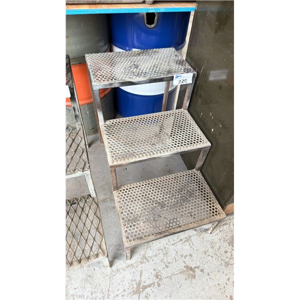 2 1/2FT (3) STEP STEEL SHOP STAIRS