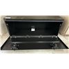 Image 2 : BAWER FAUCHER BLACK METAL TRUCK MOUNT LOCKING STORAGE BOX - 48" ACROSS X 18" WIDE X 18" HIGH