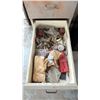 Image 16 : WORK BENCH W/BACKBOARD AND 5 CABINETS WITH ASSORTED MISCELLANEOUS ITEMS INCLUDED