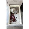 Image 17 : WORK BENCH W/BACKBOARD AND 5 CABINETS WITH ASSORTED MISCELLANEOUS ITEMS INCLUDED