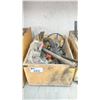 Image 1 : WOODEN BOX OF AIR SHUT OFF VALVES, HYDRAULIC VALVES AND ASSORTED ITEMS