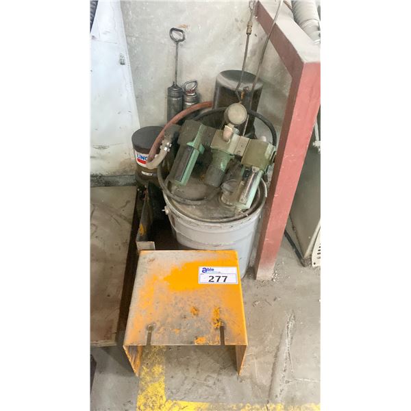 PNEUMATIC AIR PREPARATION UNIT, LINCOLN CENTRALIZED LUBRICATION PUMP & MORE