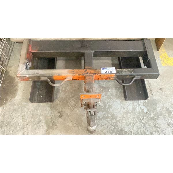 METAL INDUSTRIAL TRAILER BALL HITCH FORKLIFT ATTACHMENT