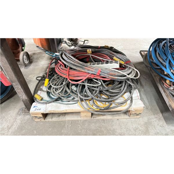 PALLET ELECTRICAL CORDS - ASSORTED SIZES AND GAUGE