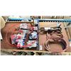 Image 1 : ASSORTED VEHICLE REPLACEMENT LENSES, 2 HOSE BELTS AND SEVERAL SMALL AIR LINE HOSES