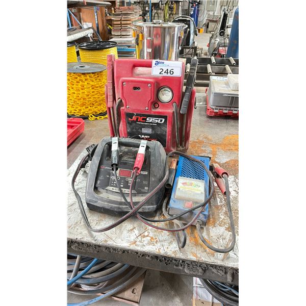 JNC950 BATTERY JUMP STARTER, SCHUMACHER JUMP STARTER AND BATTERY TESTER