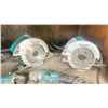 Image 3 : GROUP OF 6 MAKITA CORDED POWER TOOLS - 2 CIRCULAR SAWS, 3 GRINDERS AND 1 ORBITAL SANDER