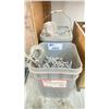 Image 1 : 2 BUCKETS OF CHAINES WITH METAL HOOKS
