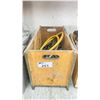 Image 1 : BOX OF ASSORTED STEEL HARDWARE AND AN AIR HOSE