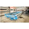 Image 2 : 3 BAYS OF BLUE AND ORANGE INDUSTRIAL PALLET RACKING (DISASSEMBLED) - 4 BLUE UPRIGHTS/4 BLUE