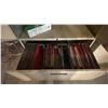 Image 3 : PRO SOURCE 2 DOOR METAL STORAGE CABINET WITH CONTENTS (36"W 18"D 65.5"H)
