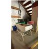 Image 3 : VINTAGE METAL PEDIGREE PRAM, CHICKEN WIRE, PLASTIC TOTES, A MULTIQUIP BAR STOOL &