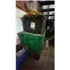 Image 4 : VINTAGE METAL PEDIGREE PRAM, CHICKEN WIRE, PLASTIC TOTES, A MULTIQUIP BAR STOOL &