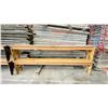 Image 2 : 4 WOODEN BENCHES (96"W 12"D 18"H EACH)