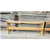 Image 3 : 4 WOODEN BENCHES (96"W 12"D 18"H EACH)