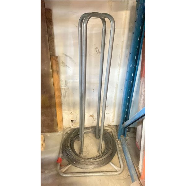 ASSORTED WOODEN LADDERS & AN ALUMINUM LADDER
