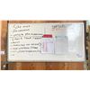Image 6 : 5 WHITEBOARDS WITH ASSORTED SIZES