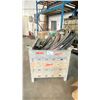 Image 3 : INDUSTRIAL METAL LIFT TOTE WITH ASSORTED ELECTRICAL WIRE AND EXTENSION CORDS