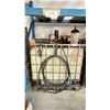Image 1 : STEEL CAGED LIQUID STORAGE CONTAINER (SOME CONTENTS INSIDE) WITH PUMP, DISPENSING NOZZEL