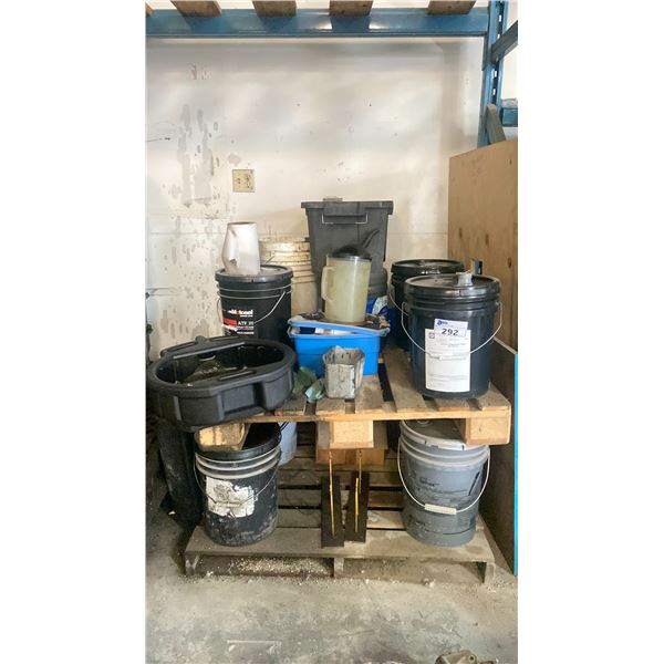 2 PALLETS OF MOTOR OIL FROM NAPA AND MOTOSEL PLUS ASSORTED TOOLS/PARTS