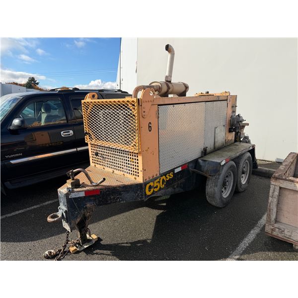 2013 REED C50SS, C-CLASS, PUMP TRAILER, ORANGE, VIN 1R9CG1623DC348270, UNKNOWN HOURS,