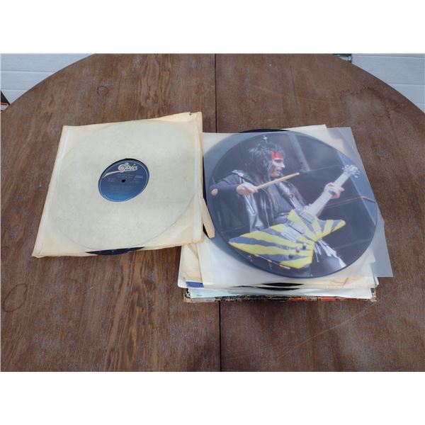 17 records without covers and 8 covers with out records