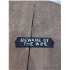Image 1 : Cast iron sign