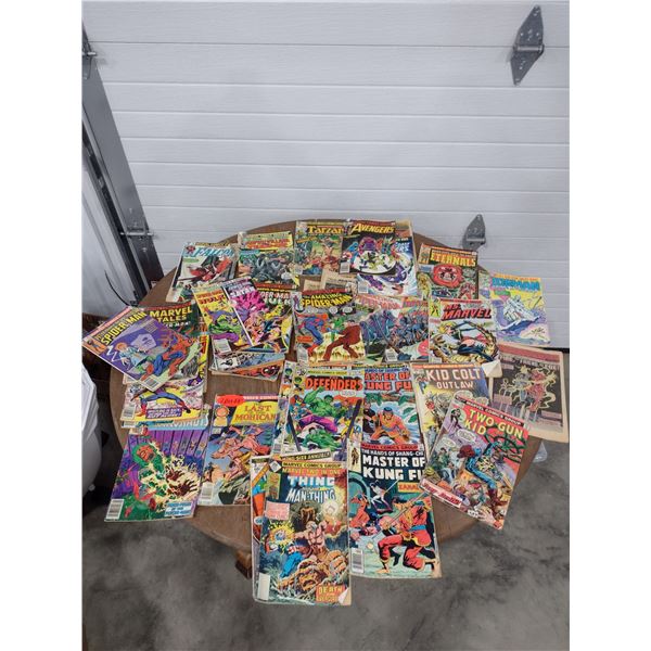 large selection marvel comics