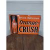 Image 1 : Orange crush enamel sign.