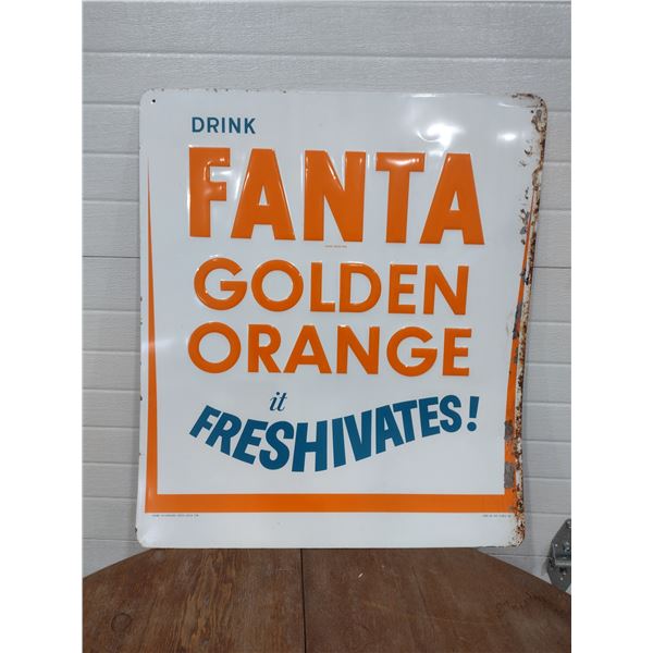 Fanta tin sign